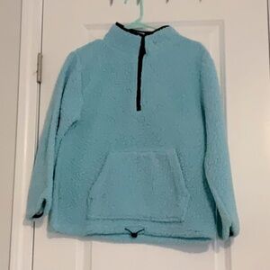 Medium Teal Fleece Pullover